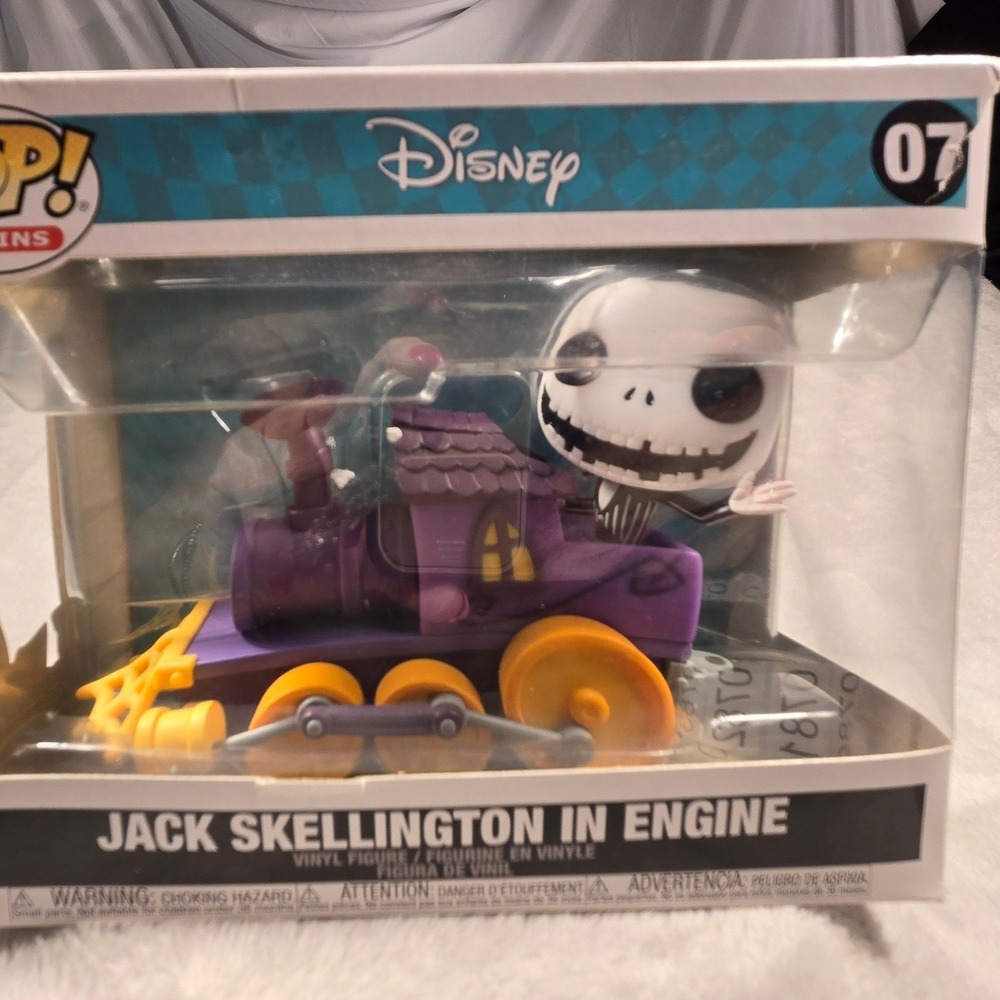 Funko Pop Trains Disney Nightmare Before Christmas Jack Skellington in Engine 07